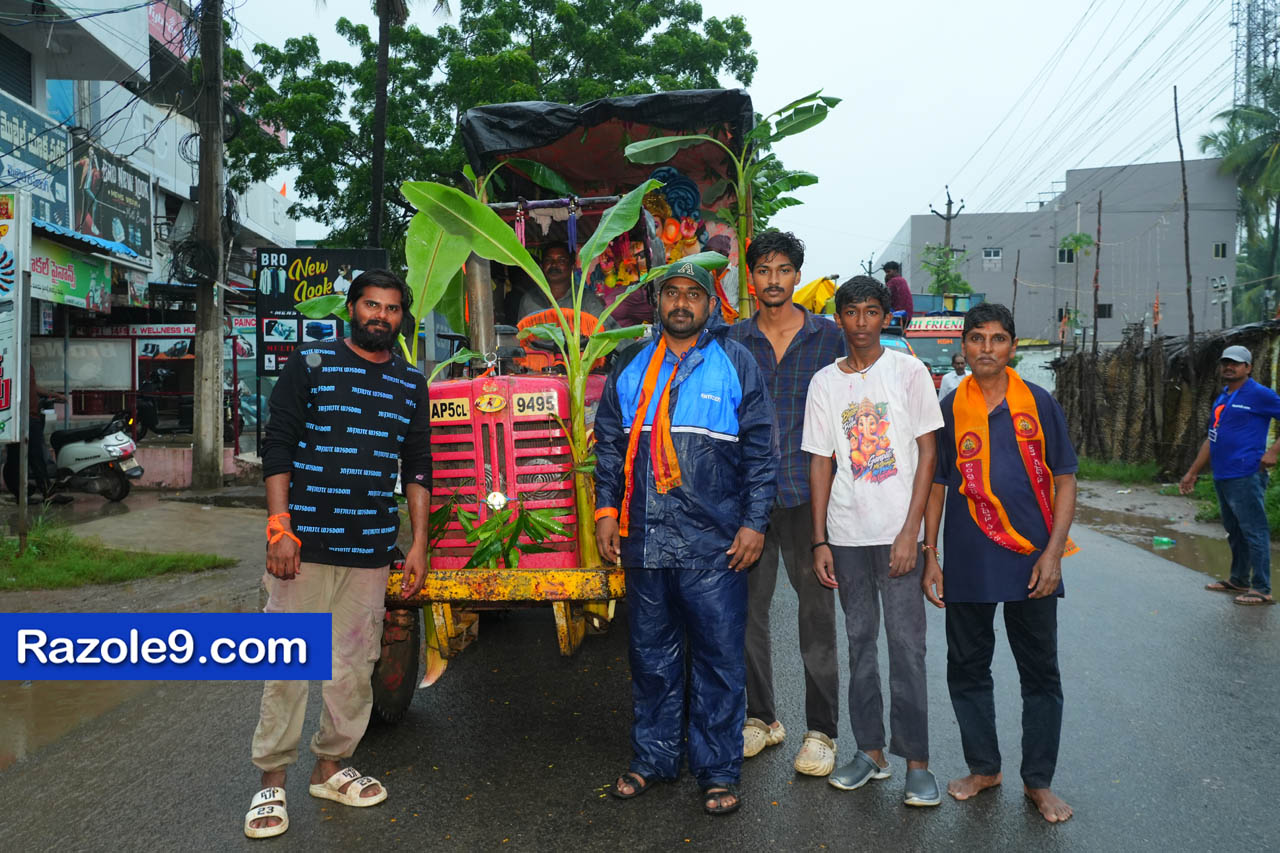 Razole Taluka Ganesh Nimajjanam